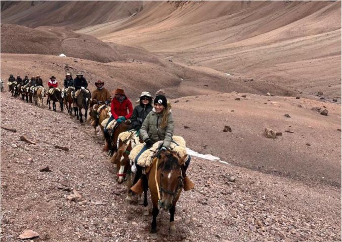 cabalgata de los andes, cruce sanmartiniano, caballos, cordillera de los andes, paisaje, san juan