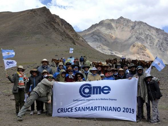 a 6 años del cruce de los andes 2019 cuando dirigentes empresarios siguieron el camino de san martín
