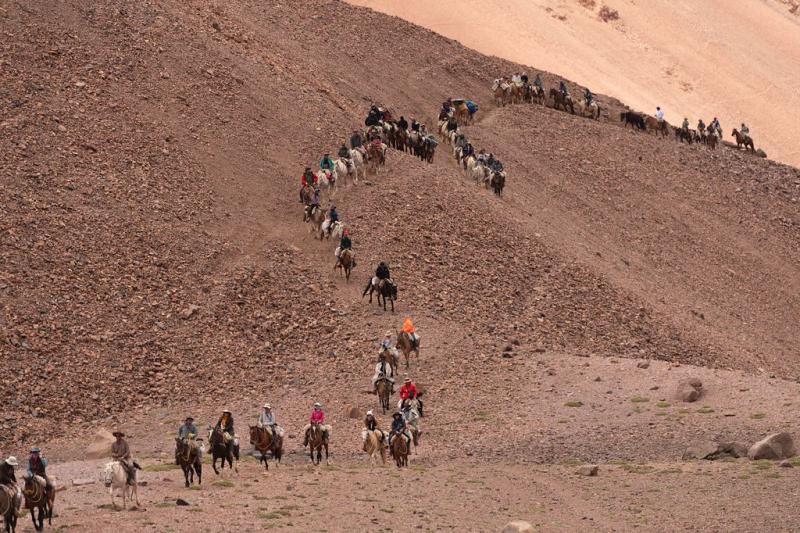 los expedicionarios del cruce de los andes llegaron al límite con chile b